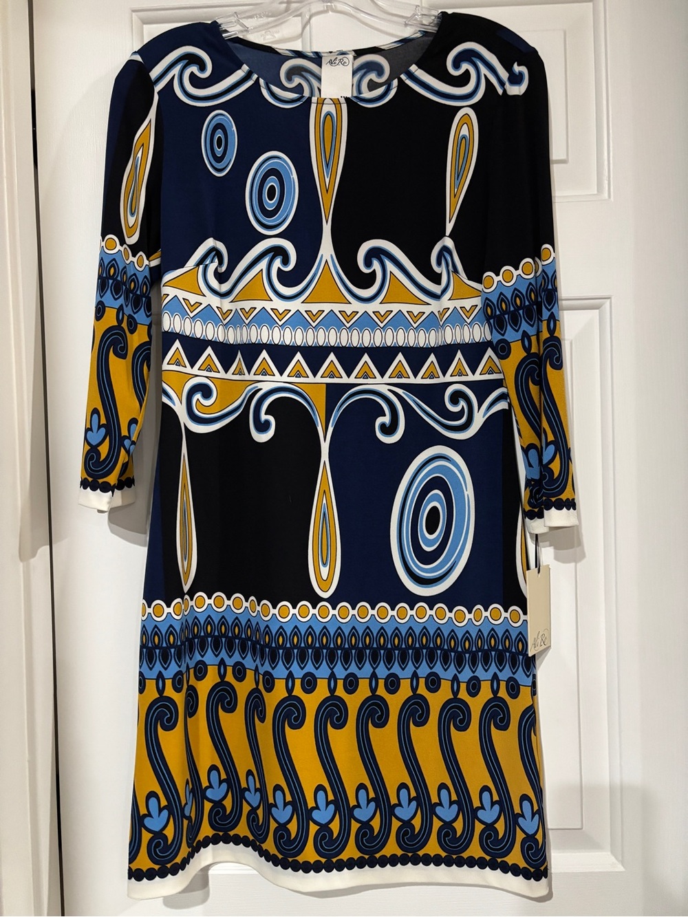 Ali Ro Geometric Print Sheath Dress NWT - 4